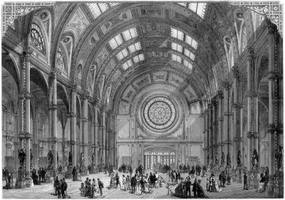 The Central Hall, Alexandra Palace, London, 1875 av Unbekannt