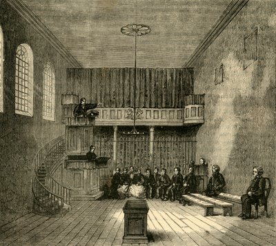 Kapellet i Newgate, c1872. av Unbekannt