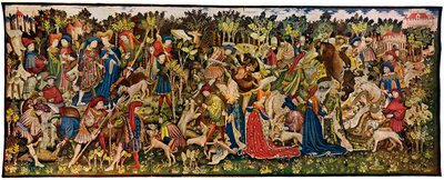 The Chatsworth Hunting Tapestries, andra i serien, 1930 av Unbekannt