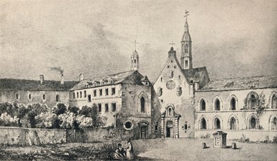 Kyrkan och klostret Petits Augustins, 1915 av Unbekannt