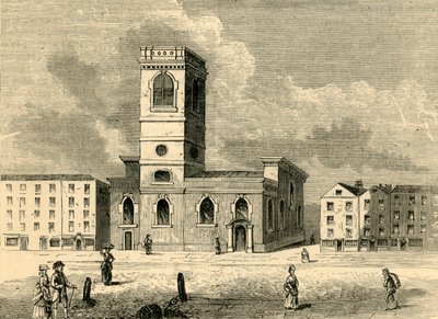 Allhallows the Greats kyrka 1784, c1872. av Unbekannt