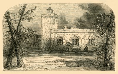 Peterskyrkan på Tower Green, c1872. av Unbekannt