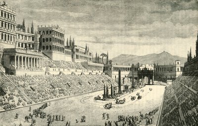 Circus Maximus restaurering, 1890. av Unbekannt