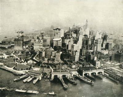 Staden New York sett från luften, 1936. av Unbekannt