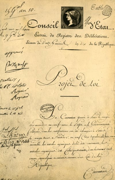 The Concordat and Organic Articles, 5 april 1802, 1921. av Unbekannt
