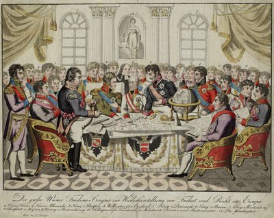 Wienkongressen, ca. 1815 av Unbekannt