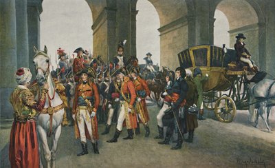 Konsulerna tar Tuilerierna i besittning, 10 augusti 1792, 1896. av Unbekannt