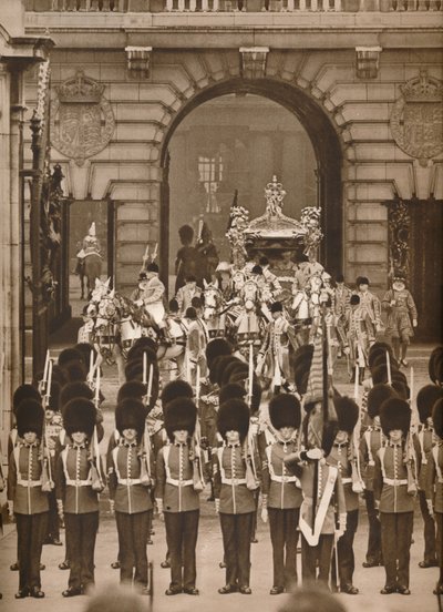 Kröningsprocessen till klostret, 1937 av Unbekannt
