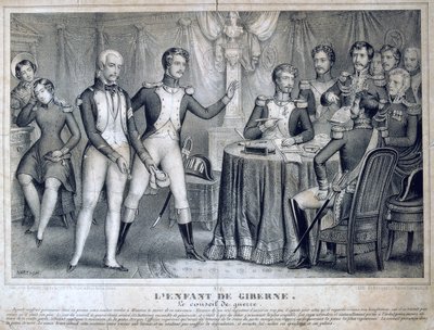 Krigets råd, 1818, 1800-talet av Unbekannt
