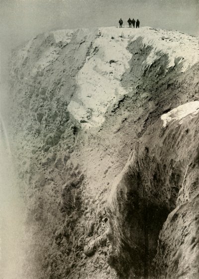 Erebus krater, 900 fot djup och en halv mil bred, 1908, 1909. av Unbekannt