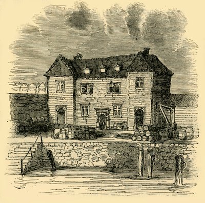 Tullhuset - Elizabeths tid, c1872. av Unbekannt