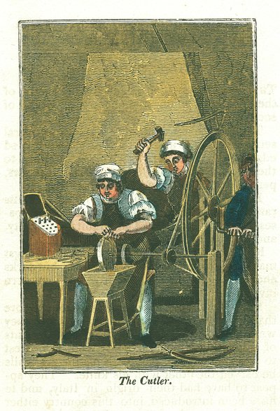 The Cutler, 1823 av Unbekannt