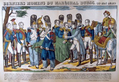 Marskalk Durocs död, 22 maj 1813, 1800-talet av Unbekannt