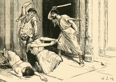 Tiberius Gracchus död, 1890 av Unbekannt