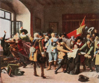 Prags försvar, 23 maj 1618, 1936. av Unbekannt