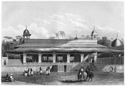 The Dewas Khan, Hall of Audience, Delhi, c1860 av Unbekannt
