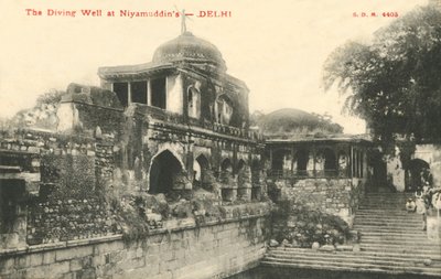 Dykbrunnen vid Niyamudddins - Delhi. av Unbekannt