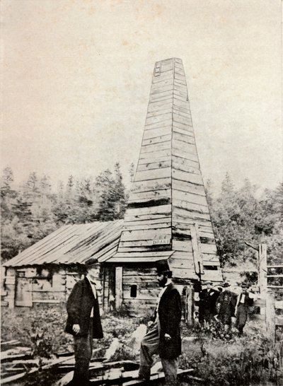 The Drake Well, Pennsylvania, Amerika, 1859 av Unbekannt
