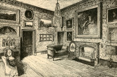 Salongen i Abbotsford, 1882. av Unbekannt