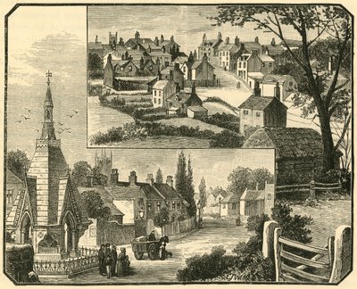 Dricksfontänen. Street i Broseley., 1898. av Unbekannt