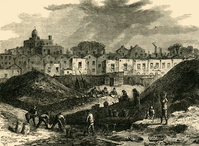 The Dust-Heaps, Somers Town, 1836, c1876. av Unbekannt