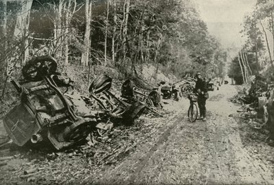 Effekten av brittisk skaleld, 1919. av Unbekannt