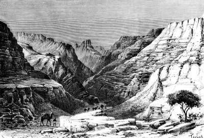 Egueri Gorge, Nordafrika, 1895 av Unbekannt