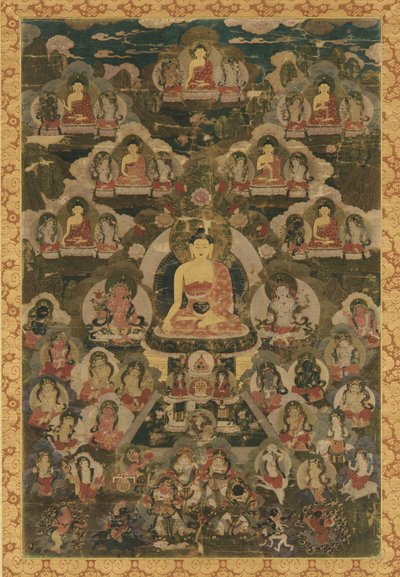 De åtta medicinbuddorna, 1700-talet. av Unbekannt