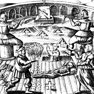 Den åttonde nyckeln av Basil Valentine, legendarisk tysk munk från 1400-talet, 1651 av Unbekannt