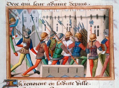 Engelsmännen jagades ut ur Paris, april 1436, 1484 av Unbekannt