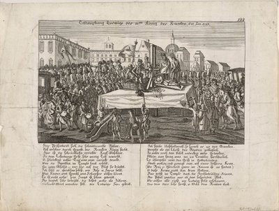 Avrättningen av Ludvig XVI den 21 januari 1793, 1793 av Unbekannt