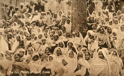 The Fair Maids of Sippi, Simla, c1918-c1939. av Unbekannt