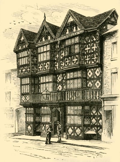 The Feathers Hotel, 1898. av Unbekannt