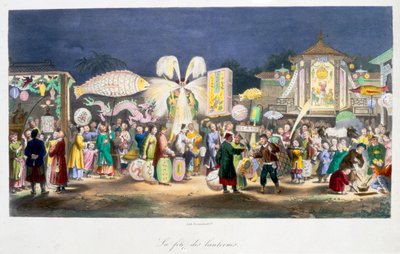 Lyktornas festival, Kina, 1824-1827 av Unbekannt