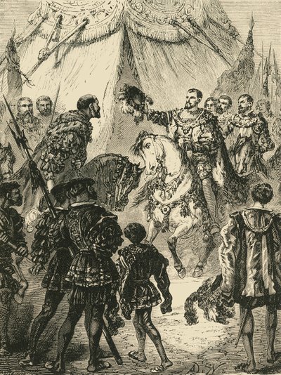 Guldtygets fält, 1520, 1890. av Unbekannt