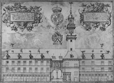 Den första kungliga börsen 1569, c1500-talet, 1928 av Unbekannt