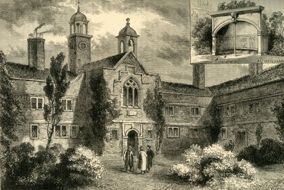 Fiskhandlarnas Almshouses 1850, c1878. av Unbekannt