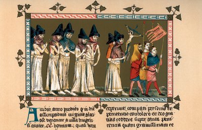 Flagellanterna i Doornik 1349, 1903 av Unbekannt