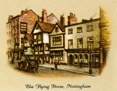 Den flygande hästen, Nottingham, 1936. av Unbekannt