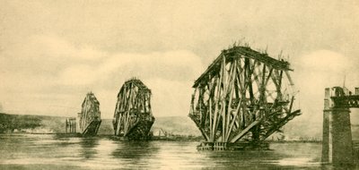 Den Forth Bridge under konstruktion, c1930. av Unbekannt