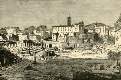 Forumet i Rom, 1890. av Unbekannt