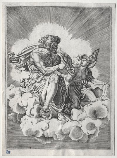 De fyra evangelisterna: St. Matteus, ca. 1518. av Unbekannt