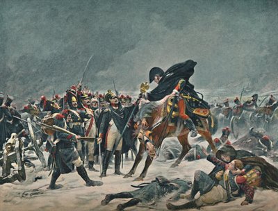 Den fjortonde linjen vid Eylau, februari 1807, 1896. av Unbekannt