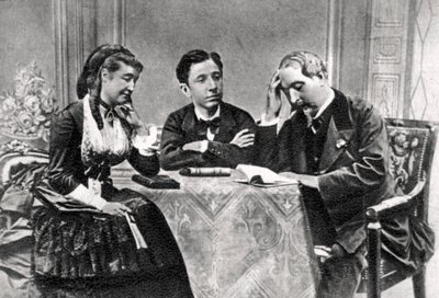 Den franska kejsarfamiljen i exil, Chislehurst, Kent, 1871-1873 av Unbekannt