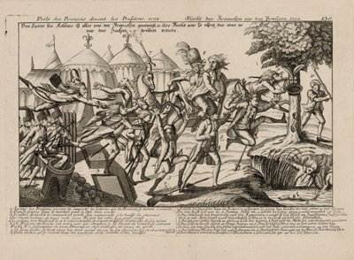 Den franska flykten från preussarna 1792, ca 1792. av Unbekannt