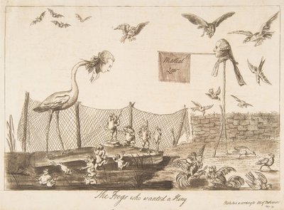 Grodorna som ville ha en kung, 14 juli 1789. av Unbekannt