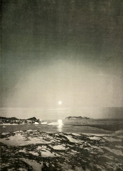 Fullmånen i höstskymningens tid, c1908, 1909. av Unbekannt