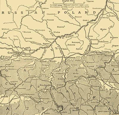 Den galiciska kampanjen, första världskriget, c1915, c1920. av Unbekannt