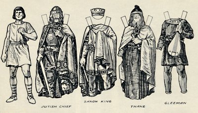 The Gallery of British Costume: How The People Dressed in Anglo-Saxon Times, c1934 av Unbekannt