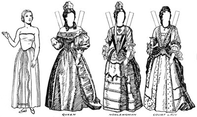 The Gallery of English Costume: Några av klänningarna som bärs på William III:s tid, c1934 av Unbekannt